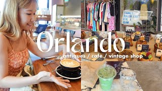 【オーランド観光】フロリダのカフェ・ヴィンテージ・アンティーク巡り Vlog (フロリダ在住美容師)
