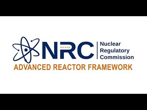 NRC Advanced Reactors Framework - Long version