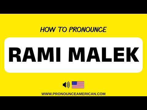 How to Pronounce Rami Malek (Correctly & Clearly) | How to Say Rami Malek