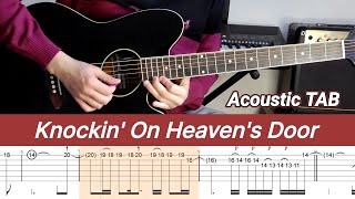 Download lagu Guns N' Roses - Knockin' On Heaven's Door (Acoustic Guitar lesson with TAB) mp3