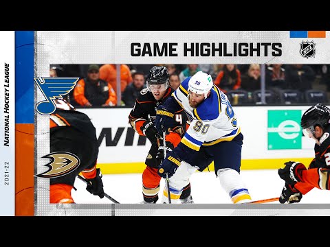 Blues @ Ducks 11/07/2021 | NHL Highlights