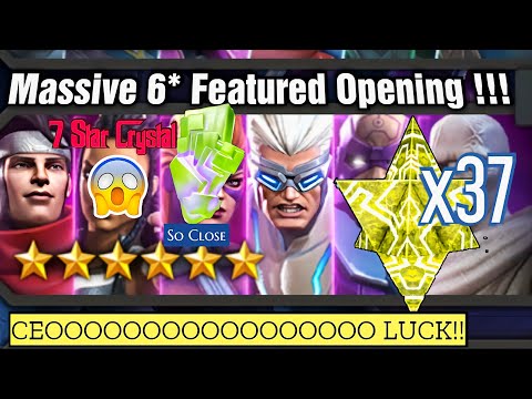 CEOOOOOOOOOOOOOOO LUCK !! | 37X Massive 6* Featured Opening!!! | 7* Crystal Hype so close