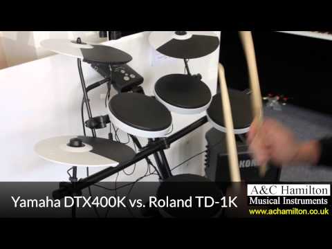 Roland TD-1K vs Yamaha DTX400K Electronic Drum Kit - A&C Hamilton