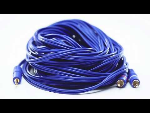 3.5mm Stereo Plug to Dual RCA Plug - #23-145-025 // #23-145-050