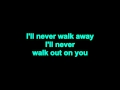 Westlife Walk Away with Lyrics 
