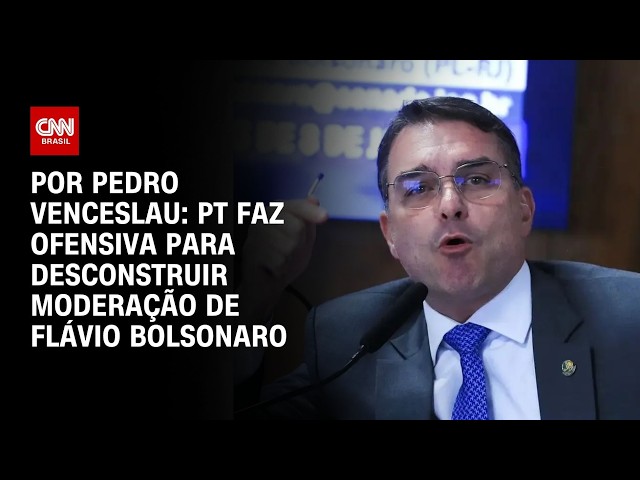 PT faz ofensiva para desconstruir moderação de Flávio Bolsonaro | CNN 360º