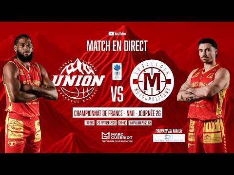 UNION TARBES LOURDES vs LEVALLOIS - NM1 - Journée 26