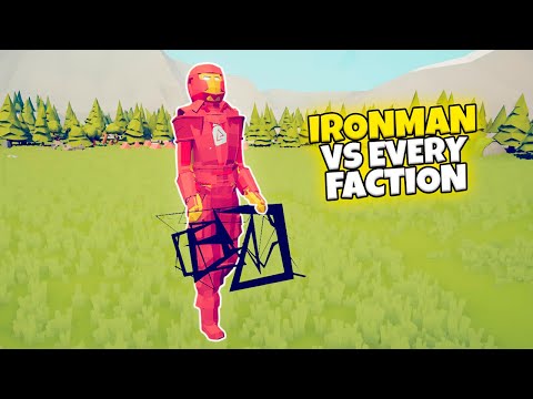 IRON MAN vs EVERY FACTION | TABS Unit Creator Gameplay