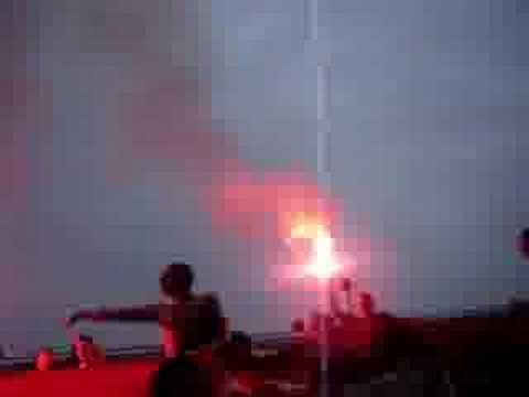 "Vamos Audax vamos" Barra: Los Tanos &bull; Club: Audax Italiano