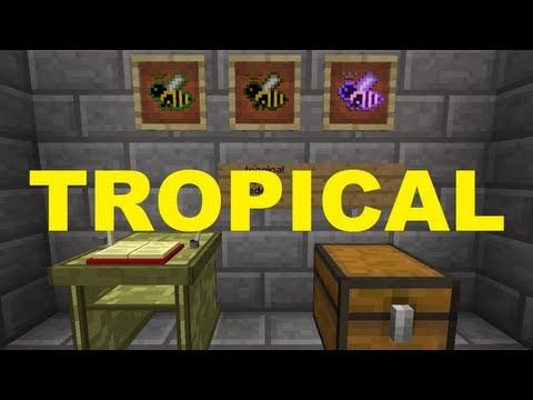 Minecraft Bee Breeding Guide ep 30 Tropical Branch