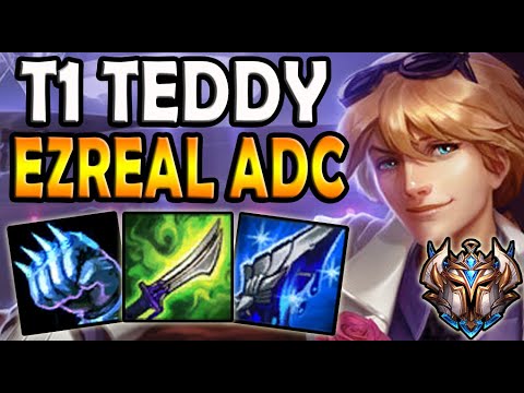 T1 Teddy Ezreal ADC vs Ashe - Lol Korea Ranked ✔️