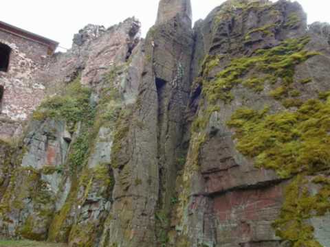 Burgruine Hohnstein im Harz.
