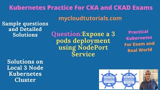 Create and expose deployment using NodePort Service in Kubernetes - CKA/CKAD Practice Question