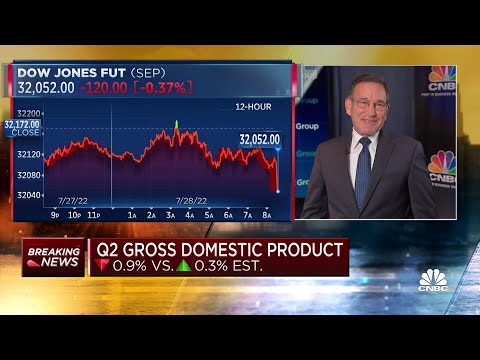 U.S. economy shrank for second-straight quarter at 0.9% in second quarter