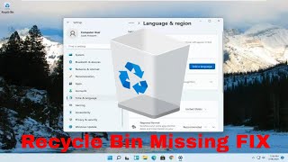 How to Restore Missing Recycle Bin in Windows 11