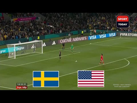 🔴 Penalty USA vs Sweden | Dramatic Shootout | Loạt Sút Luân Lưu ĐỈNH CAO Và Nghẹt Thở