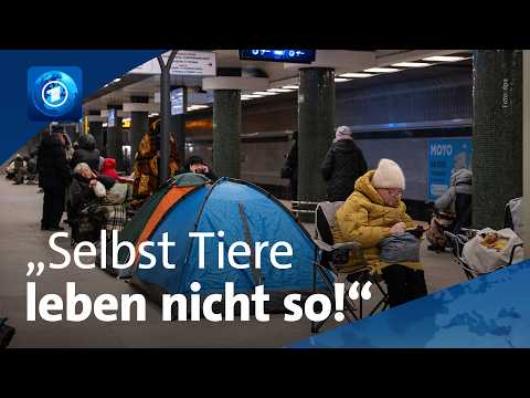 Ukraine: Eisige Kälte nach russischen Angriffen