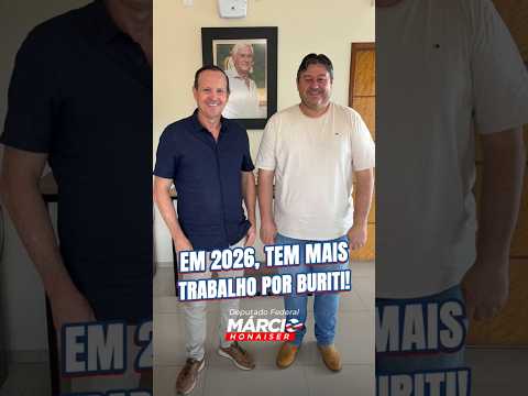 Em 2026, tem mais trabalho por Buriti!