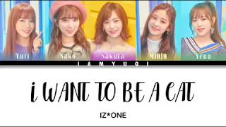 IZ*ONE - 'I WANT TO BE A CAT/NEKO NI NARITAI ( 猫になりたい )' LYRICS COLOR CODED [JPN/ROM/ENG]