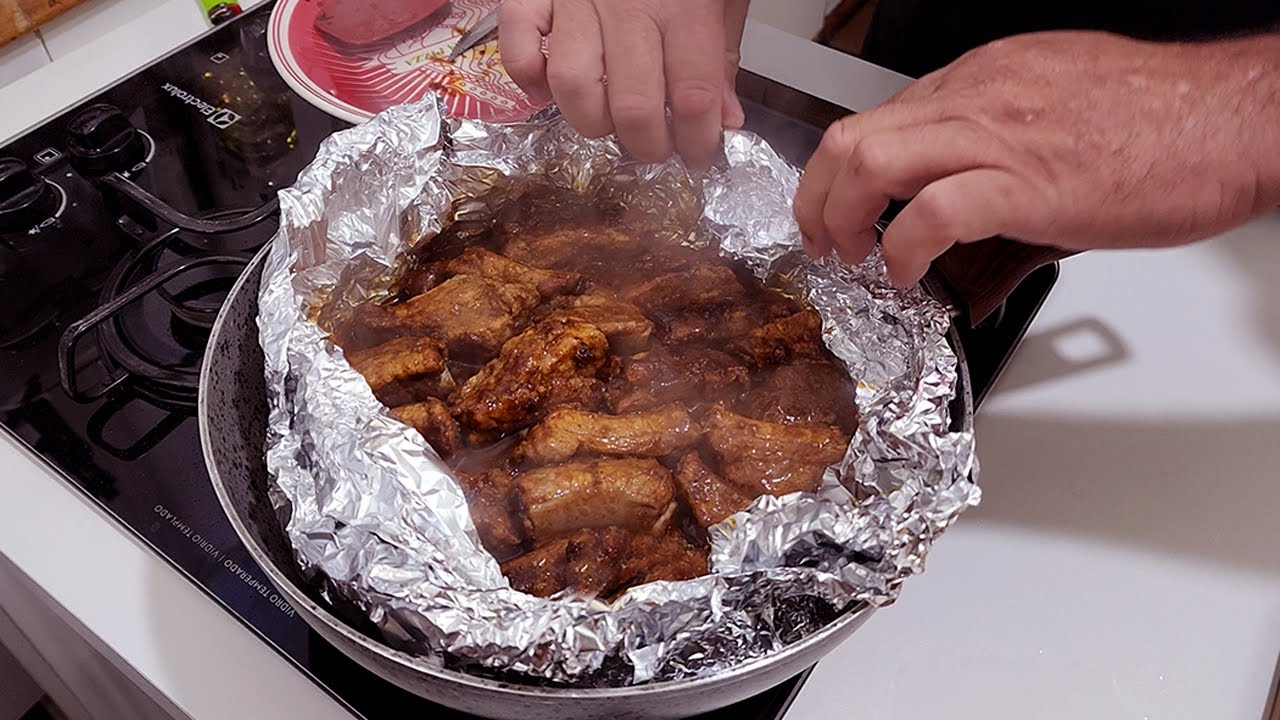 Um açougueiro me ensinou esse segredo e eu não acreditei nele! 😱Costelinha  de porco