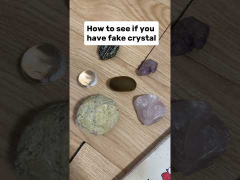How to test the Authenticity of crystal?🧐 #crystals #shorts