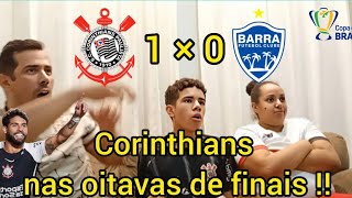 React Reações Corinthians 1 x 0 Barra - SC  / Família Rivalidade.