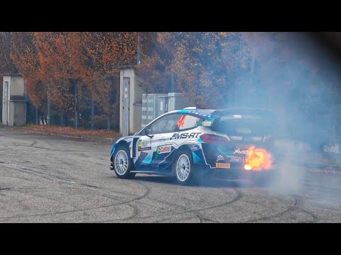 WRC Rally Monza 2021 Warming Up Tires