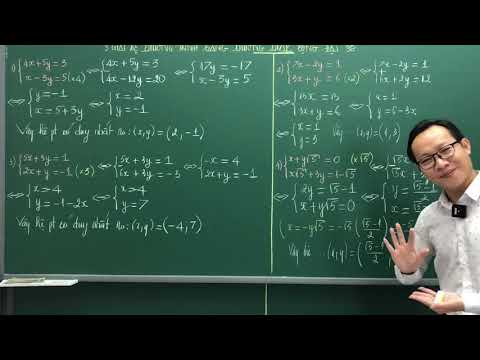 TOÁN 9 - GIẢI HỆ PHƯƠNG TRÌNH BẰNG PHƯƠNG PHÁP CỘNG ĐẠI SỐ - THẦY KENKA