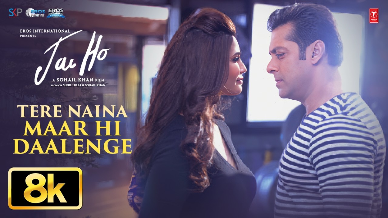 Tere Naina Maar Hi Daalenge 8K Full Song | Salman Khan | Daisy Shah | Jai Ho | Shaan, Shreya Ghoshal