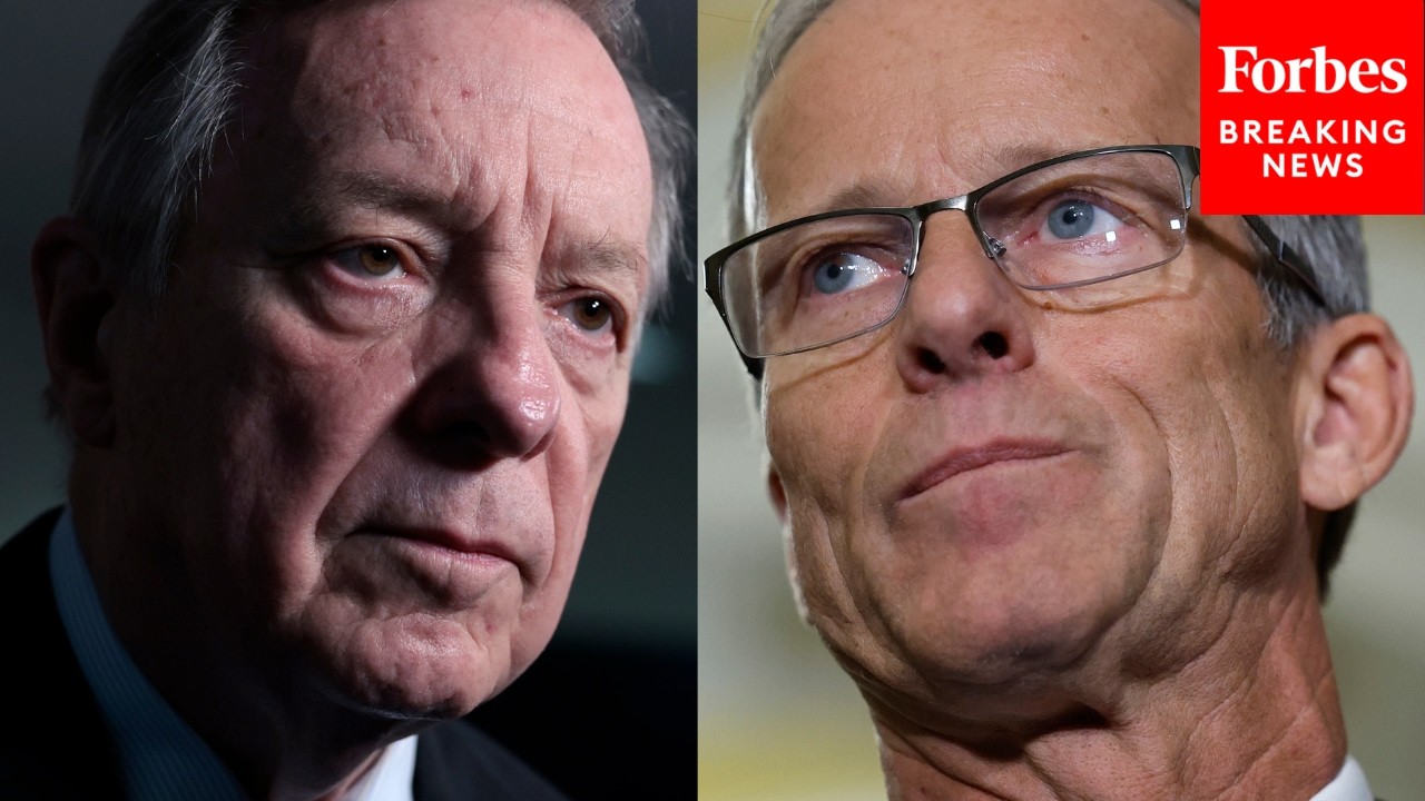 Dick Durbin Responds To John Thune's Remarks As DHS Funding Gridlock Continues