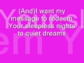 Dorians-Sleepless Nights Lyrics 
