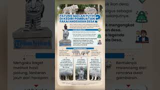 Patung Macan Putih di Kediri Viral karena Bentuknya Aneh, Kades Balongjeruk Ungkap Sumber Dana