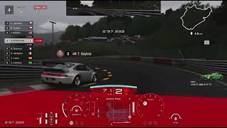 【GT7】シュワルツ・ヴァルド・リーグをポルシェでドリフト(プレイ画面)