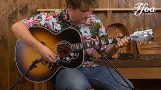 Video thumbnail for Gibson J150 Noel Gallagher Signature played by Milo Groenhuijzen | Demo @ TFOA by TFOA Demos