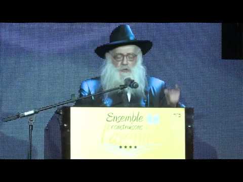 Intervention du Rav GRONER au Gala des Institutions SINAI