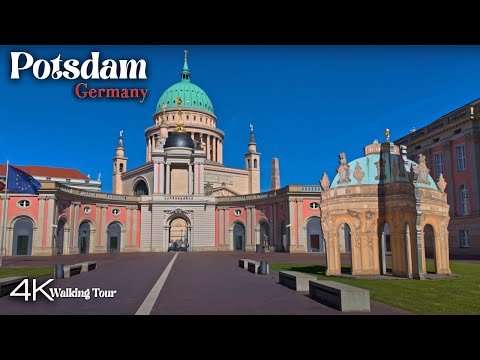 Potsdam, Germany 4K HDR Walking Tour 2025