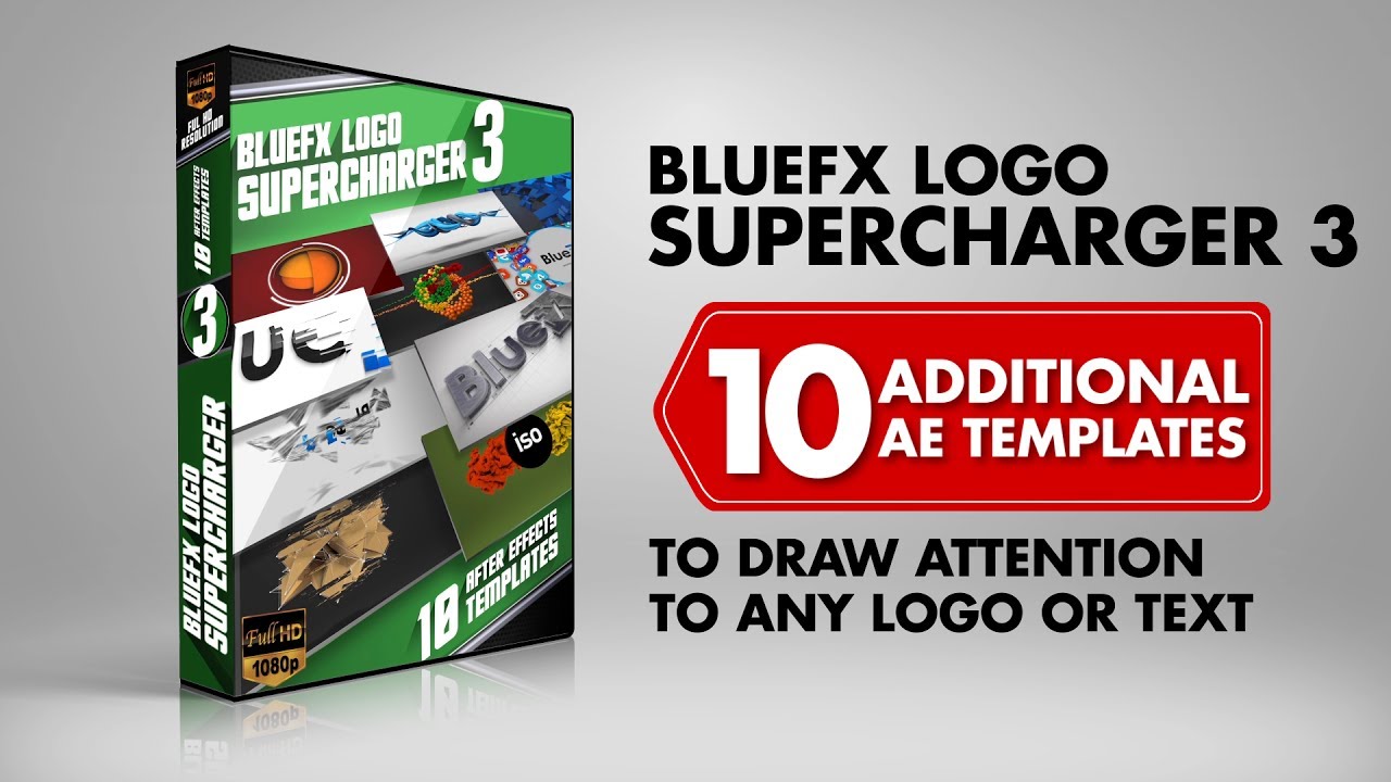 After Effects Template Logo Supercharger 3 | Bluefx