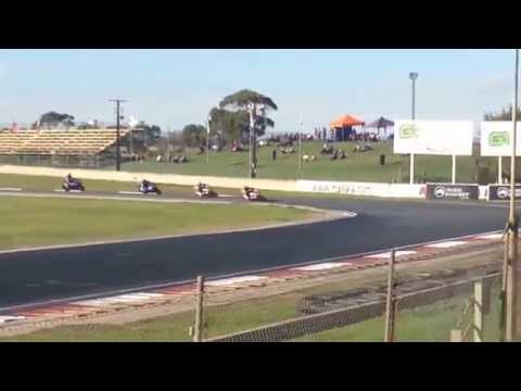 Mallala 17/5/15 - First lap of FX Superbike Race 3