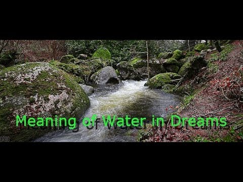 The Meaning of Water in Dreams/Biblical Dream Interpretation!