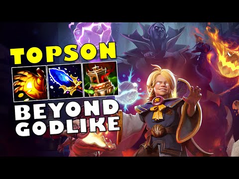 Dota 2 TOPSON [Invoker] 20 KILLS Beyond GODLIKE Show 7.34c