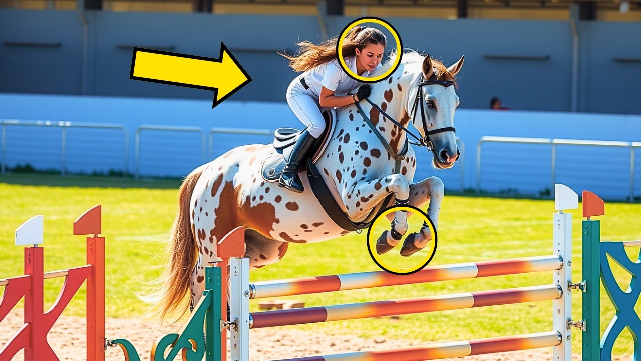 SABOTEAN LA COMPETENCIA DE SALTO ECUESTRE... PERO UNA CHICA Y SU CABALLO DESCUBREN LA VERDAD...