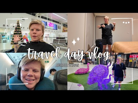 TRAVEL DAY VLOG - my first time flying from Australia to Japan ✈️