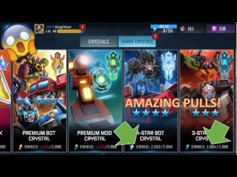 Transformers: Forged To Fight 3 Star/4 Star Bot Crystal Opening!