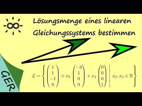 Lösungsmenge eines linearen Gleichungssystems bestimmen