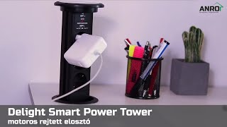 Videó: Delight Smart Power Tower - motoros rejtett elosztó