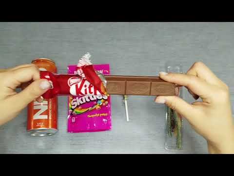 @Satisfying video Asmr lollipops candy and chocolate gummy candy unboxing video Asmr #asmr #gummy