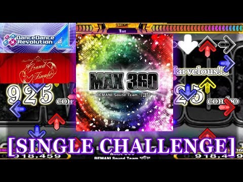【DDR A(2018)】 MAX 360 [SINGLE CHALLENGE] 譜面確認＋クラップ