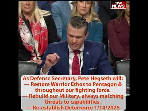 Hegseth: Every promotion purely based on performance, It is true I don’t have a similar biography