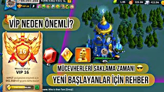 🤔VIP NEDEN ÖNEMLİ? - VIP İLE HIZLI GELİŞECEKSİN! #riseofkingdoms