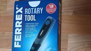 FERREX ROTARY TOOL ALDI UNBOXING
